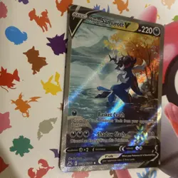 Pokemon Cards Hisuian Samurott V GG51/GG70 Crown Zenith Galarian Gallery Holo NM - Image 2