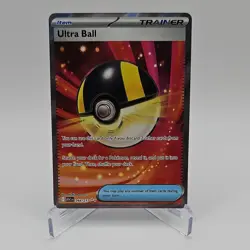 Pokemon Ultra Ball Trainer-Item Ultra Rare Full Art Holo 264/217 - Image 1