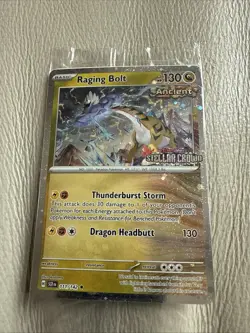 Raging Bolt Stellar Crown Bestbuy Promo Pokemon TCG Card STAMPED - Image 4
