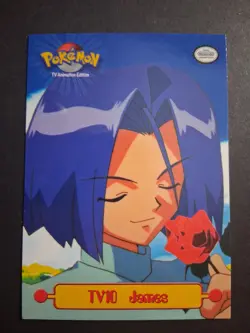 LP TV10 James Pokemon 1999 Topps TV Animation Edition Series 1 Blue Logo #2 - Image 1