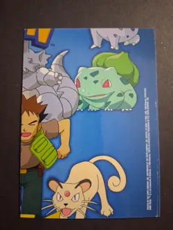 LP TV10 James Pokemon 1999 Topps TV Animation Edition Series 1 Blue Logo #2 - Image 2