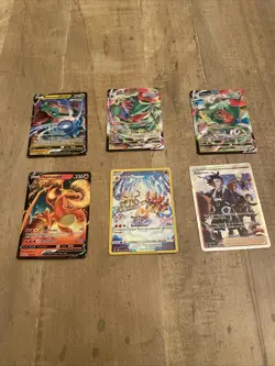 Pokemon Crown Zenith 6 Cards. Charizard, Magmortar, Rayquaza, Adaman. Lot B📈 - Image 1