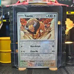 Tauros Destined Rivals Reverse Holo Pokemon TCG 152/182 Scarlet & Violet Common - Image 1