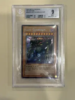 Yugioh Gate Guardian MRD-000 Metal Raiders 1st Edition BGS 9 - Image 1