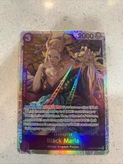 Black Maria OP08-074 ONE PIECE Tcg SR NM Purple - Image 1