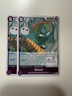OP14-074 - 2x Monet (R) - One Piece TCG - English - Image 1