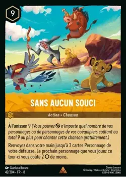 Lorcana - Sans aucun souci - MINT/NMINT - FR - FOIL - Image 1