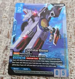 Gundam TCG Card Game White Base ST01-015 C+ Foil - Image 1