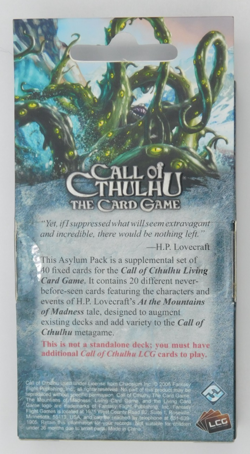 CALL OF CTHULHU: THE CARD GAME THE MOUNTAINS OF MADNESS ASYLUM PACK SEALED 2008 - Image 2
