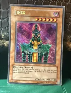 Jinzo PSV-000 Unlimited Holo | Pharaoh’s Servant | Vintage Yu-Gi-Oh Card LP - Image 1