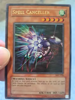 Yugioh Spell Canceller MFC-020 Ultra Rare LP (Bonus Card included) - Image 1
