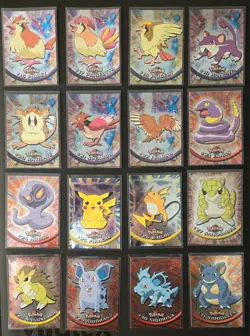 Pokemon Topps Series 1 Complete UK Print Silver Foil 90 Card Set NM-LP - Image 5