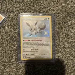 Pokemon TCG Eevee SV41/SV94 Shiny Holo Card Hidden Fates Shiny Vault - Image 1