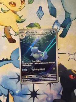 Pokemon TCG Wartortle 171/165 Scarlet & Violet 151 Holo Illustration Rare Card - Image 1