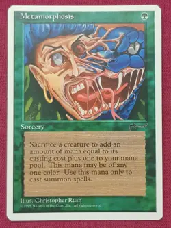 Magic The Gathering CHRONICLES METAMORPHOSIS green card MTG - Image 1