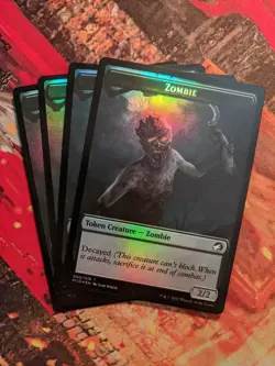 MTG Card: (4x) Insect // Zombie Double-sidedTOKEN (Innistrad: Midnight Hunt)FOIL - Image 2