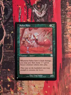 MTG Card: (1x) Saber Ants (Mercadian Masques) - Image 1
