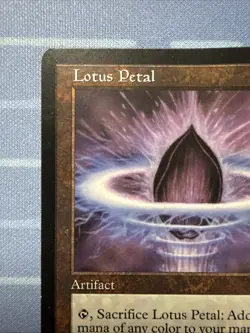 Lotus Petal - Tempest - Magic The Gathering - Vintage 1997 - Image 2