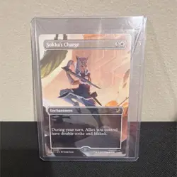 Magic: The Gathering Sokka's Charge 0066 Avatar Enchantment Rare White 2023 - Image 1
