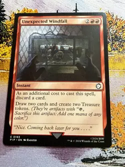 MTG - Universes Beyond: Fallout - Unexpected Windfall - NM - NF - Image 5