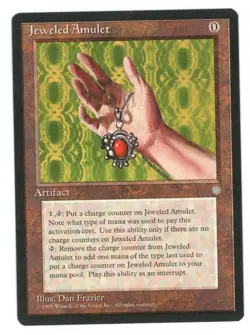 Jeweled Amulet -- MTG (SP Quality) - Ice Age - See scans! - Image 1
