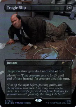 Tragic Slip The Office Foil - Secret Lair The Office - 7043 NM - Image 2