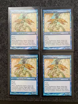 MTG 4x Spellstutter Sprite Foil Lorwyn NM/LP - Image 1
