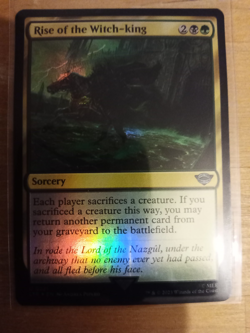 Rise Of The Witch-King FOIL Magic The Gathering Lord Of The Rings MTG 221 RARE - Image 1