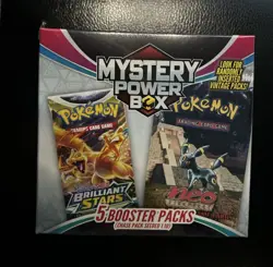 Pokemon Mystery Power Box Chase Pack Seeded 1:10 (5 Booster Packs) NEW SEALED - Image 1