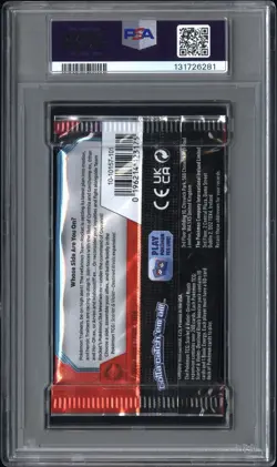 PSA Grade 9 Mint Pokemon Destined Rivals Booster Pack Giovanni and Mewtwo - Image 4