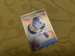 Pokemon TCG Enhanced Hammer 224/167 Twilight Masquerade Gold Trainer NM - Image 2