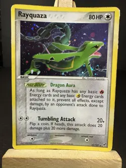 2005 Pokemon Ex Deoxys Rayquaza 22/107 Holo SEE PICS - Image 1