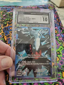 Pokemon Darkrai BW73 Promo Black White Full Art Team Plasma CGC 10 Gem Mint - Image 3