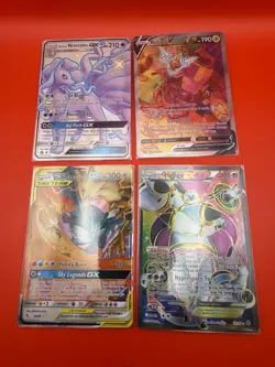 Pokemon TCG Hoopa EX, Alolan Minerals GX, Rotom V, And Moltres, Zapdos&Articuno - Image 1
