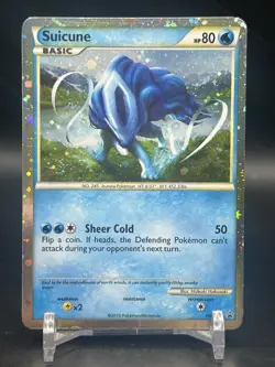 Suicune HGSS21 Holo Black Star Promo Pokemon English NM- - Image 1