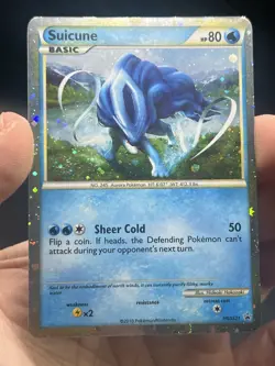 Suicune HGSS21 Holo Black Star Promo Pokemon English NM- - Image 3
