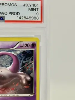 2015 POKEMON XY BLACK STAR PROMOS XY101 MEWTWO-HOLO MEGA MEWTWOPRODUCTS - Image 2