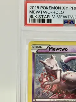2015 POKEMON XY BLACK STAR PROMOS XY101 MEWTWO-HOLO MEGA MEWTWOPRODUCTS - Image 3