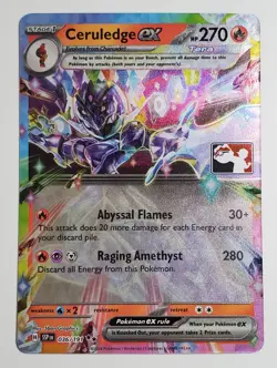 Near Mint - Pokemon Holo Ceruledge ex 036/191 - Play Stamp Prize Pack Series 7 - Image 1