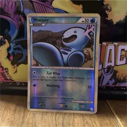 Pokemon TCG Wooper 88/123 Basic 50 HP Water 2010 English Reverse Holo - Image 1