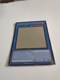 X1 Malacoda, Netherlord of the Burning Abyss GHOST RARE 1st Edition. SECE-EN085 - Image 1