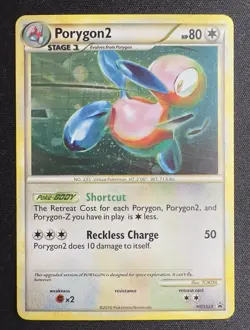 PORYGON2 HGSS23 Black Star Promo Holo Pokemon Card NM - Image 1