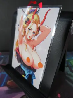 Black Maria One Piece Custom Art Card NM Anime Sexy Waifu CCG Collectible - Image 2