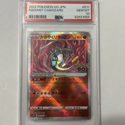 Radiant Charizard 11/71 Pokemon Go Japanese Card PSA 10 - Image 3