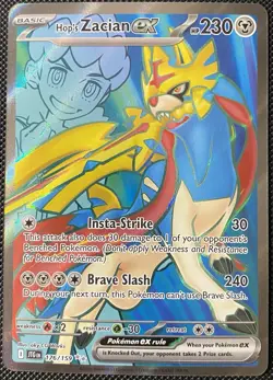 Hop's Zacian ex 176/159 Sv09: Journey Together Holo - Pokemon Card - Image 1