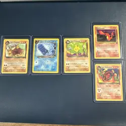 Pokemon TCG Team Rocket Lot 5 Dark Cards - Charmander, Charmeleon 1999 Wizards - Image 1