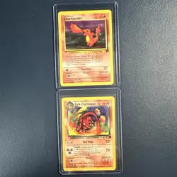Pokemon TCG Team Rocket Lot 5 Dark Cards - Charmander, Charmeleon 1999 Wizards - Image 2