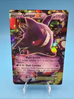 Pokemon Gengar EX Holo Card 34/119 XY-Phantom Forces LP Condition - Image 1