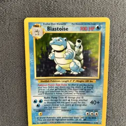 Pokemon TCG Blastoise Holo Rare Card Base Set 2/102 Unlimited - Vintage LP - Image 3