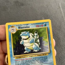 Pokemon TCG Blastoise Holo Rare Card Base Set 2/102 Unlimited - Vintage LP - Image 4